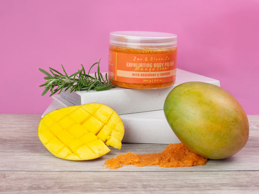 Zen & Bloom Mango Treat Body Polish | 13.9 oz  jar | $27