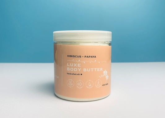 Zen & Bloom Hibiscus &  Papaya Whipped Body Butter | 4 oz  jar for $18